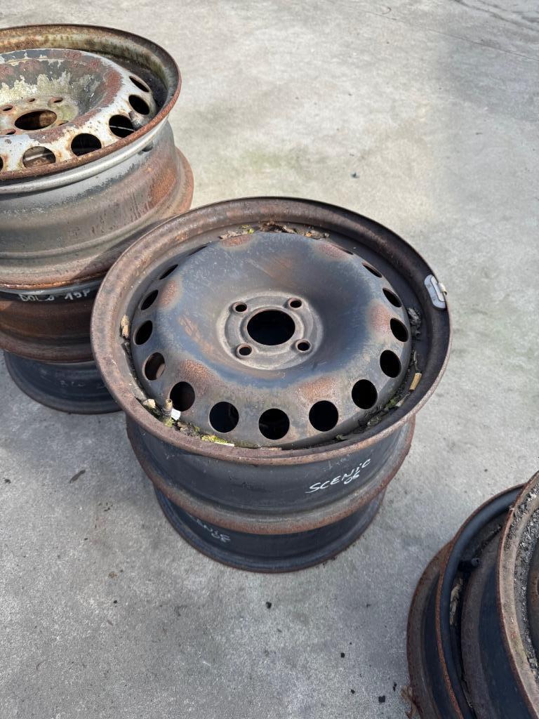 Jantes en tôle Renault Scenic 2, Autos : Pièces & Accessoires, Enlèvement, Utilisé, Renault