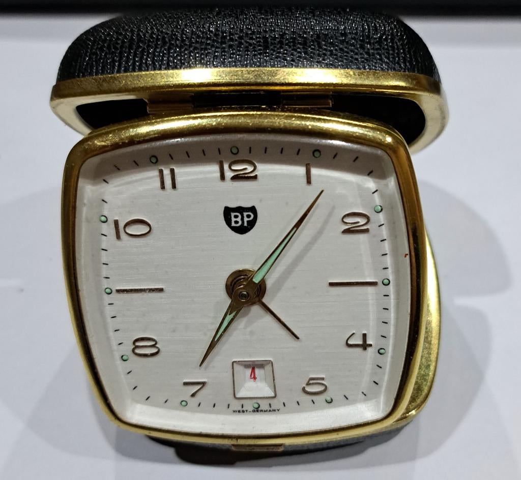 Ancien reveil vintage de voyage BP, Electroménager, Enlèvement, Comme neuf