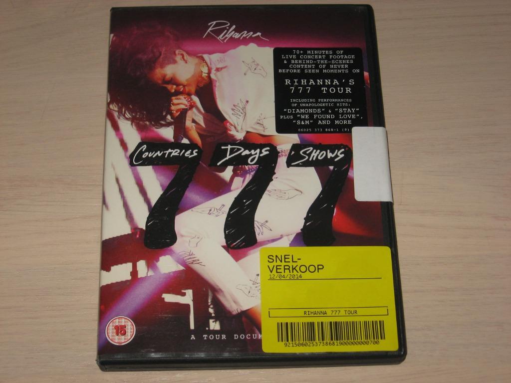 Nouveau dvd live Rihanna 777 tour, Enlèvement ou Envoi, Neuf, dans son emballage, Musique et Concerts