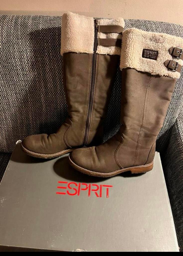 Laarzen Esprit 38, Kleding | Dames, Schoenen, Ophalen, Gedragen, Bruin