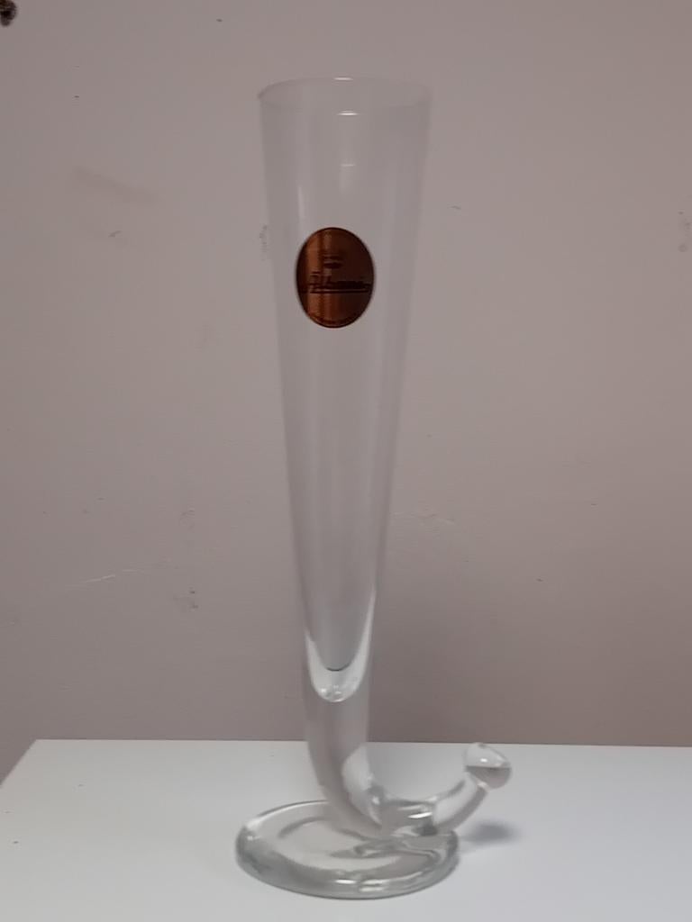 Corne à bière Albani en verre, Collections, Enlèvement ou Envoi, Utilisé, Verre ou Verres