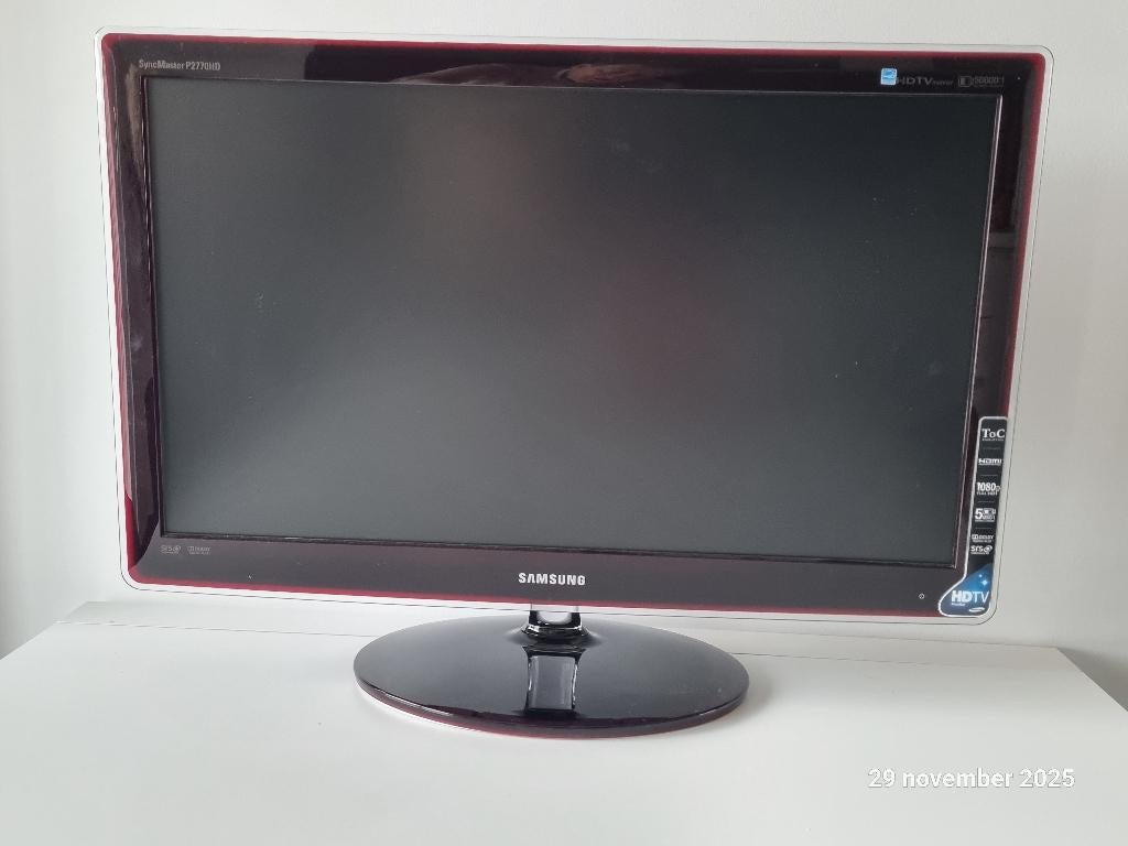 Samsung 27” TV P2770HD, Moins de 40 cm, LCD, Comme neuf, Enlèvement