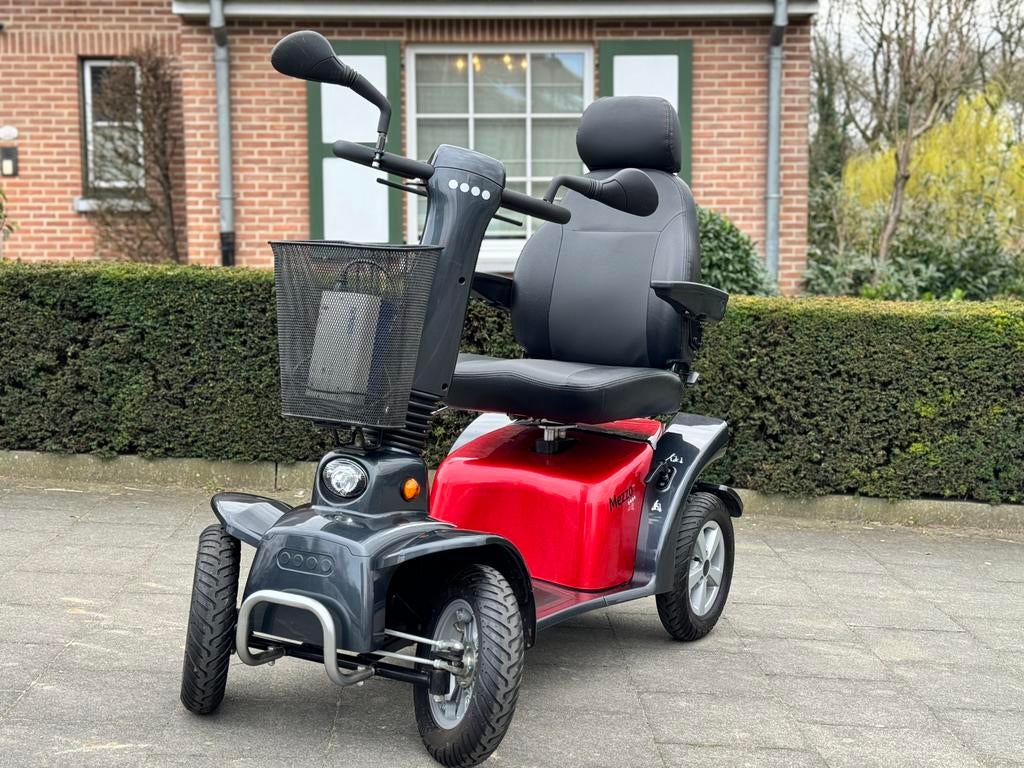 Scootmobiel Life&Mobility Mezzo 4 rosso elektrische scooterj, Diversen, Ophalen of Verzenden, Inklapbaar, Zo goed als nieuw, Elektrische rolstoel