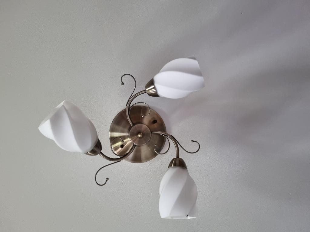 Plafonnier, Maison & Meubles, Enlèvement, Comme neuf, Verre