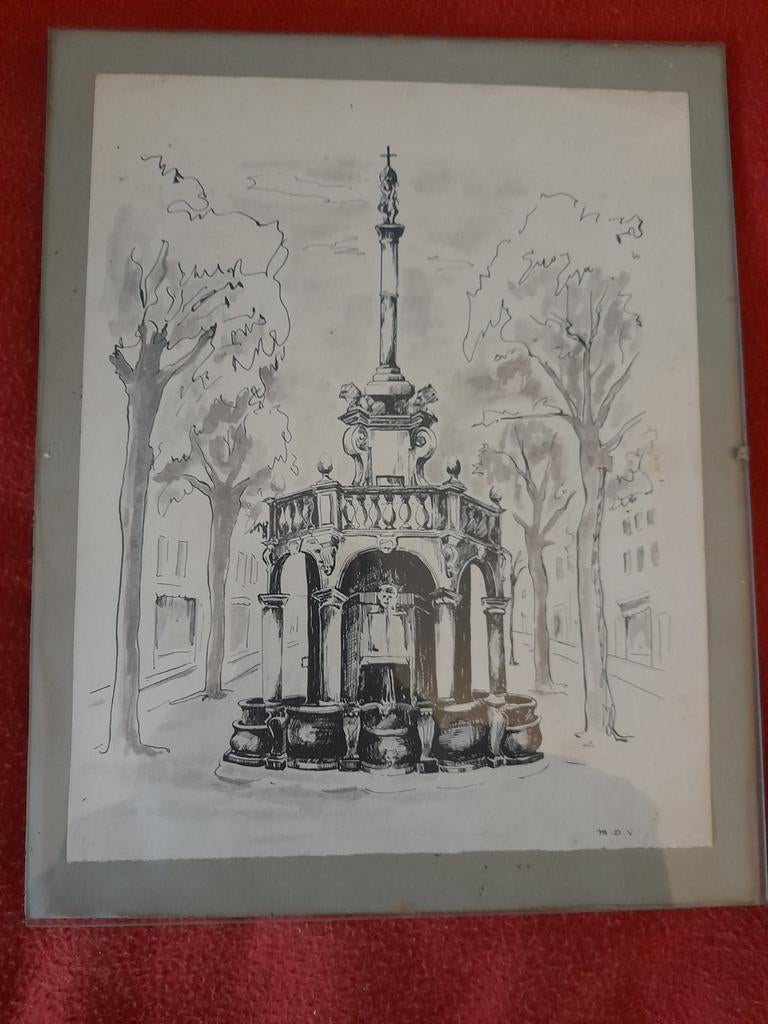 2 frames uit de stad Luik en Brugge Ik verkoop ze samen, Ophalen of Verzenden