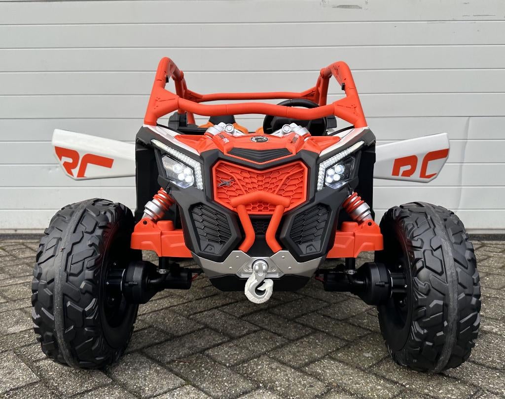CAN-AM Maverick buggy 24V 2 pers Oranje - RC - MP4 Touch NI, Enlèvement ou Envoi, Neuf