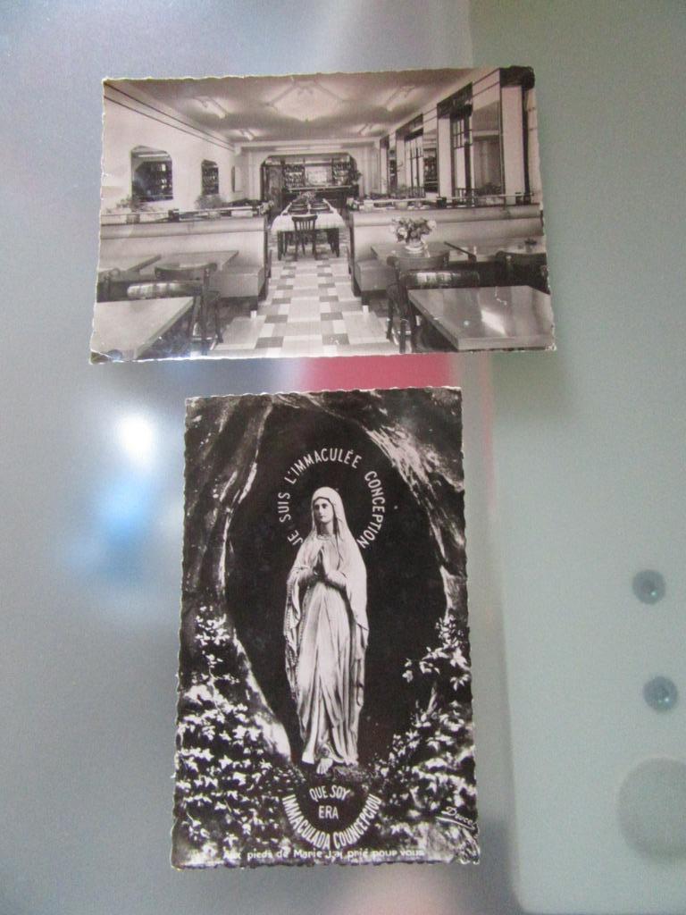 2 anciennes cartes postales Lourdes, Collections, Enlèvement, Non affranchie