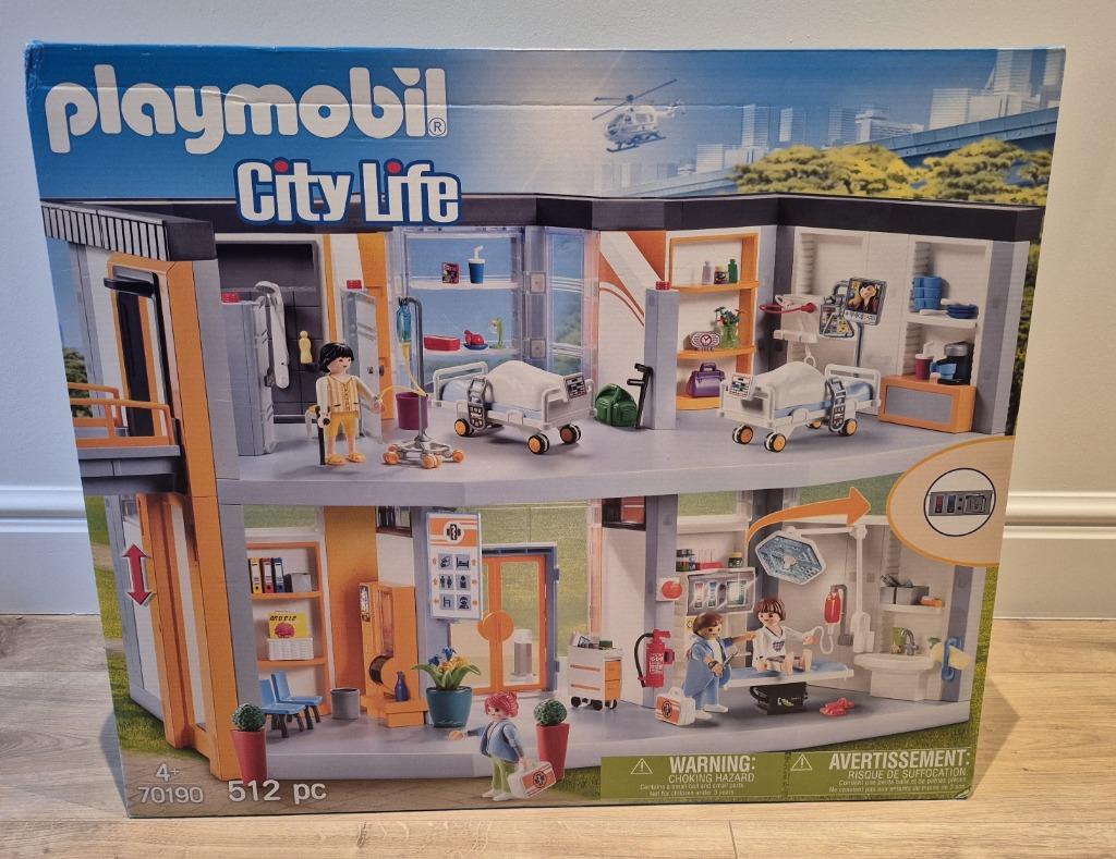 Playmobil ziekenhuis 70190, Ophalen, Zo goed als nieuw, Complete set