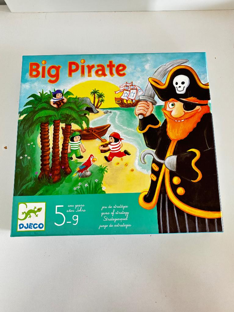 Djeco Big Pirate gezelschapsspel -  als nieuw!, Hobby en Vrije tijd, Gezelschapsspellen | Bordspellen, Nieuw, Ophalen of Verzenden
