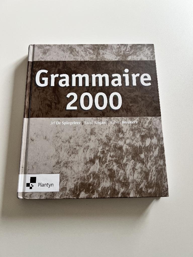 Grammaire 2000, Livres, Enlèvement ou Envoi, Comme neuf, Enseignement supérieur professionnel, Jef de Spiegeleer