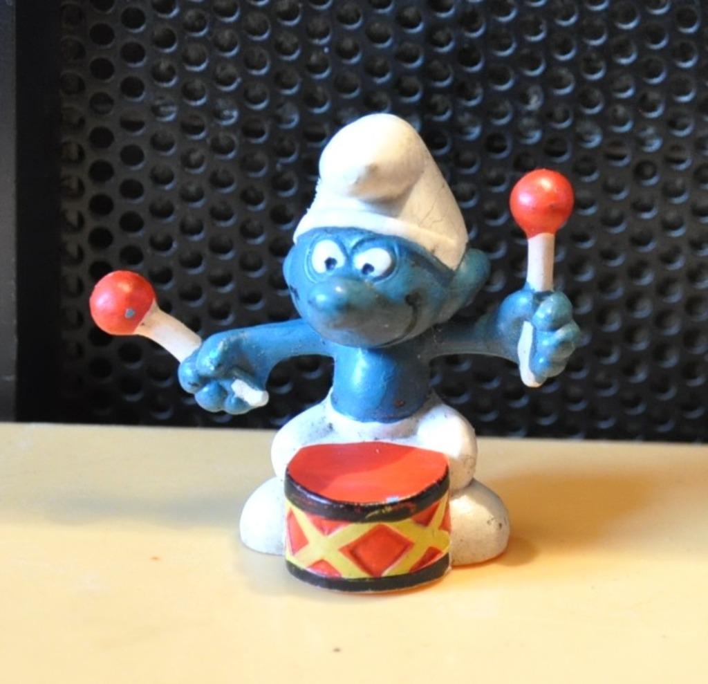 figurine schtroumpfs (8), Enlèvement ou Envoi, Utilisé, Schtroumpf Musicien, Poupée, Figurine ou Peluche