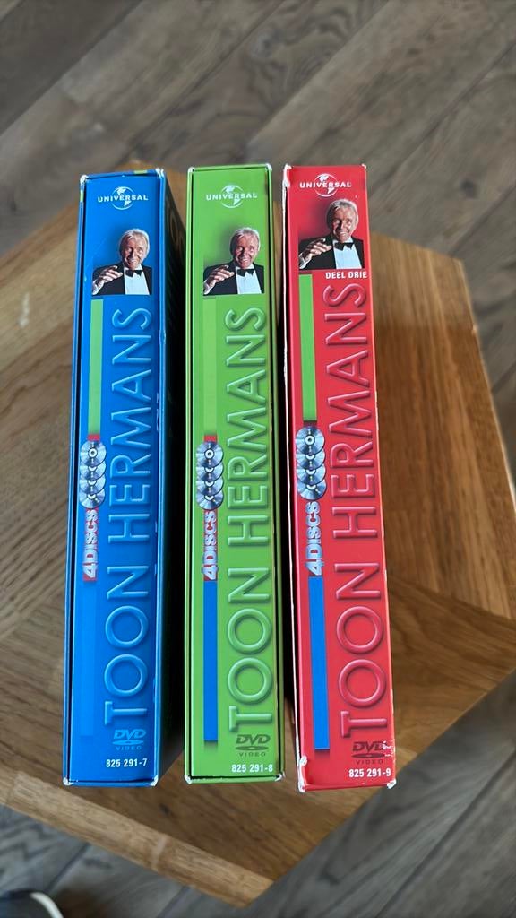 3 coffres DVD Toon Hermans: oneman shows 1/2/3 de 12 DVD, Tous les âges, Enlèvement ou Envoi, Comme neuf, Stand-up ou Spectacle de théâtre