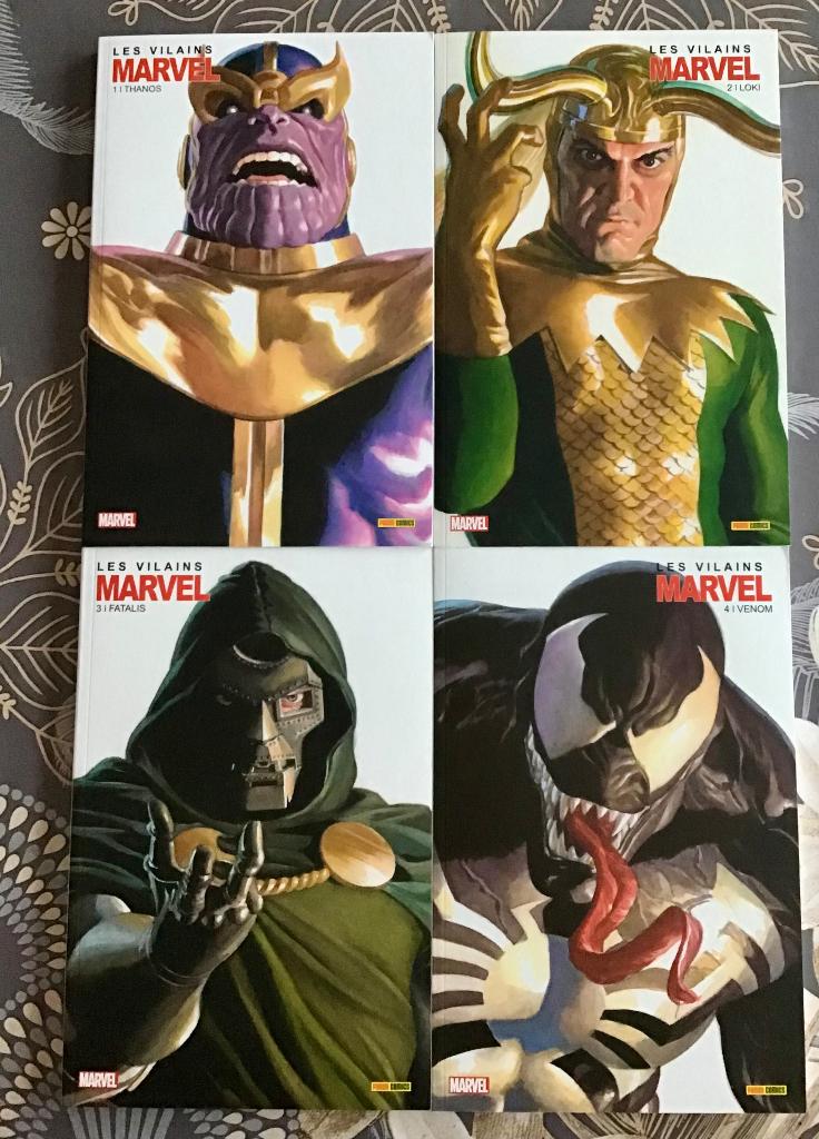 Comics les vilains de Marvel tome 1,2,3,4(En français), Livres, BD | Comics, Comme neuf, Comics, Enlèvement ou Envoi