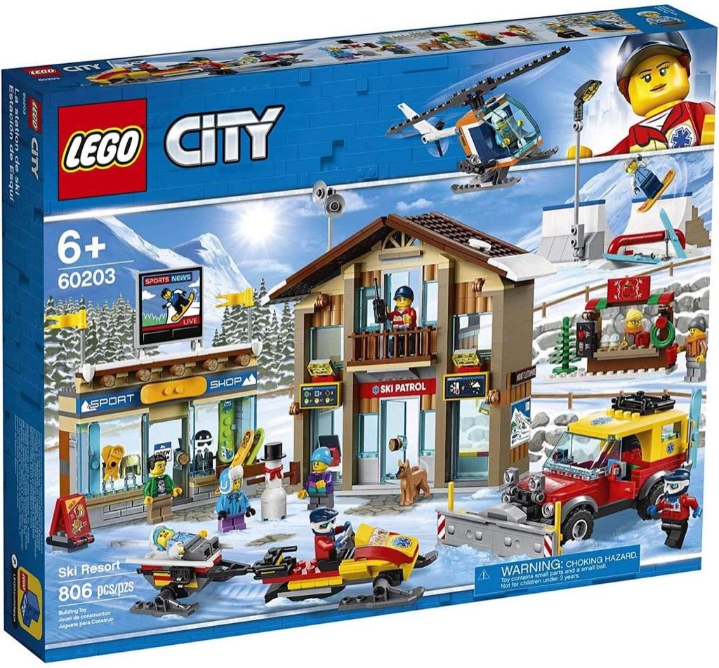 LEGO 60203 zeldzame skistation voor kerstskistation NIEUW, Kinderen en Baby's, Speelgoed | Duplo en Lego, Nieuw, Lego, Complete set
