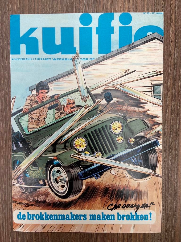 Pochette Tintin '76 The Brokkenmakers signée, Enlèvement ou Envoi, Comme neuf