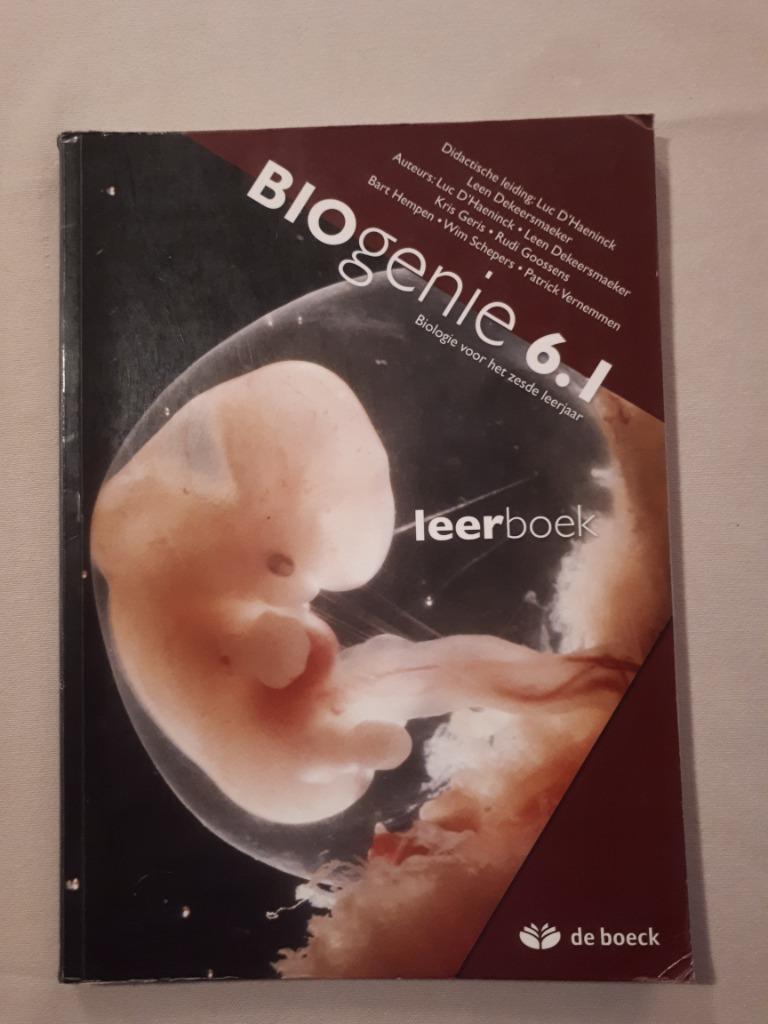 Biologie - Biogenie 6.1 De Boeck - leerboek, Boeken, Ophalen, Biologie