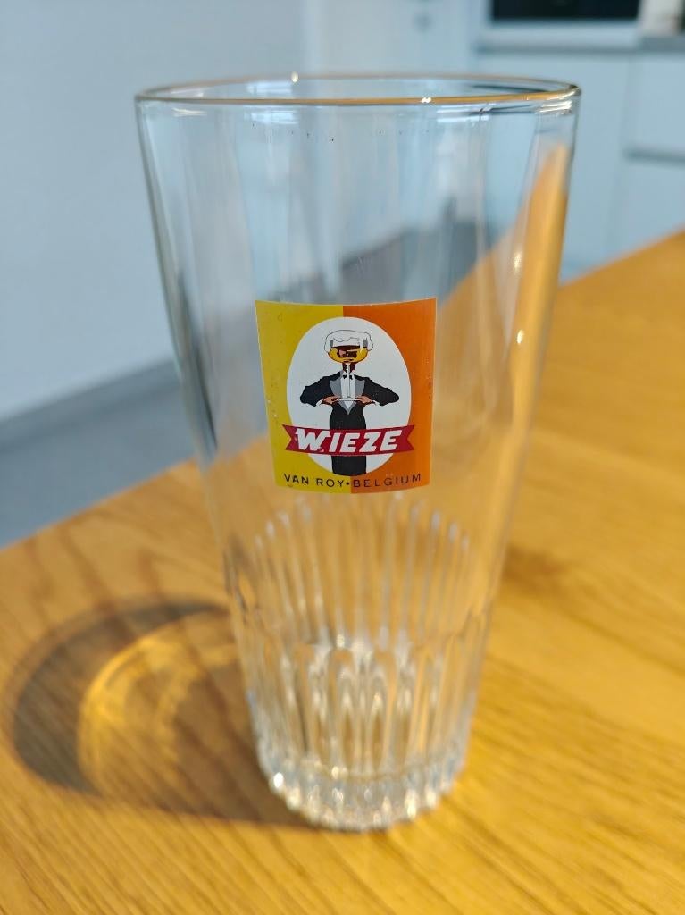 Wieze Van Roy Belgium, Verzamelen, Ophalen of Verzenden, Zo goed als nieuw, Bierglas