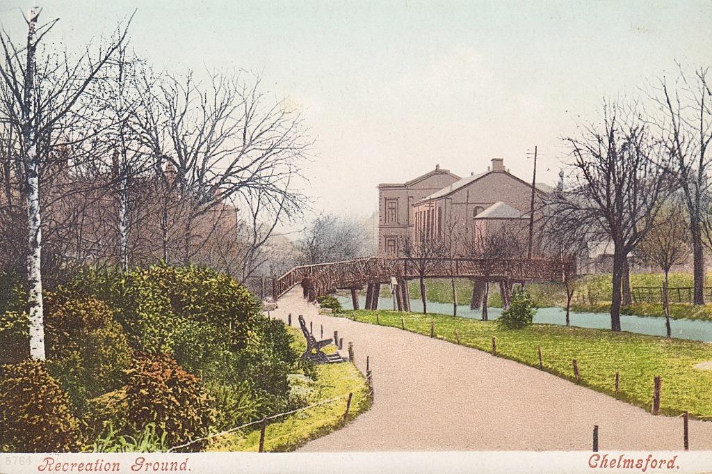 1900 - ENGELAND - Chelmsford: Recreation Ground, Verzamelen, Postkaarten | Buitenland, Ongelopen, Engeland, Voor 1920, Verzenden