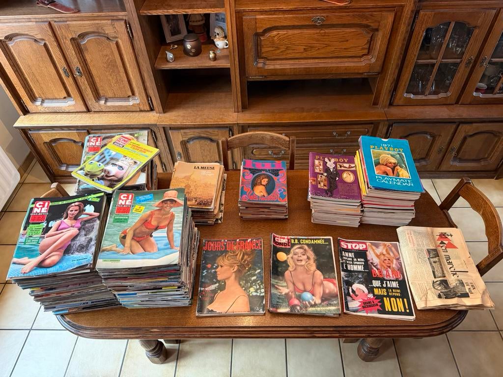 Ciné Télé Revues / Lui / Playboy / Jours de France … Vintage, Verzamelen, Tijdschriften, Kranten en Knipsels, Ophalen, 1960 tot 1980