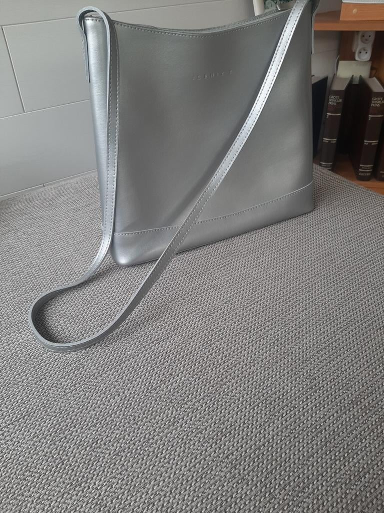 Handtas dames - zilver - crossover, Ophalen of Verzenden, Handtas