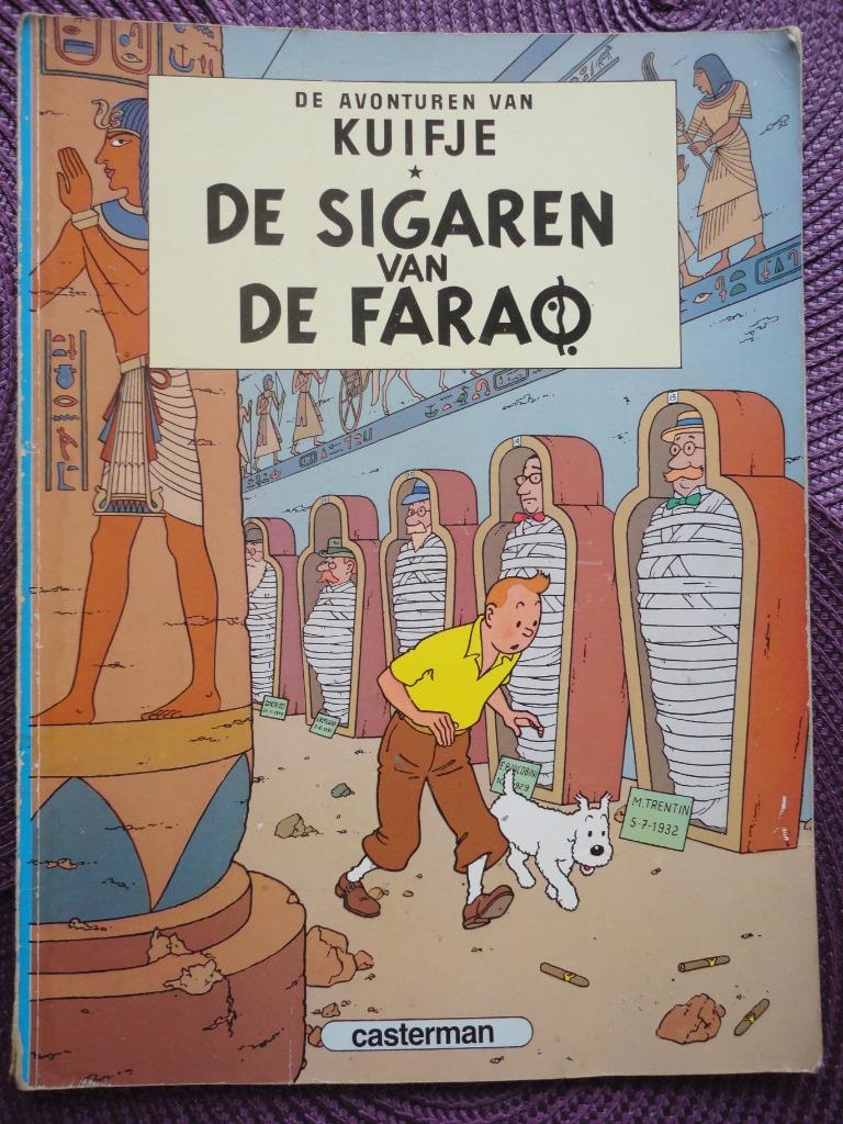 Tintin - les cigares du pharaon (Hergé) - 1986, Livres, Enlèvement ou Envoi, Une BD, Utilisé, HERGE