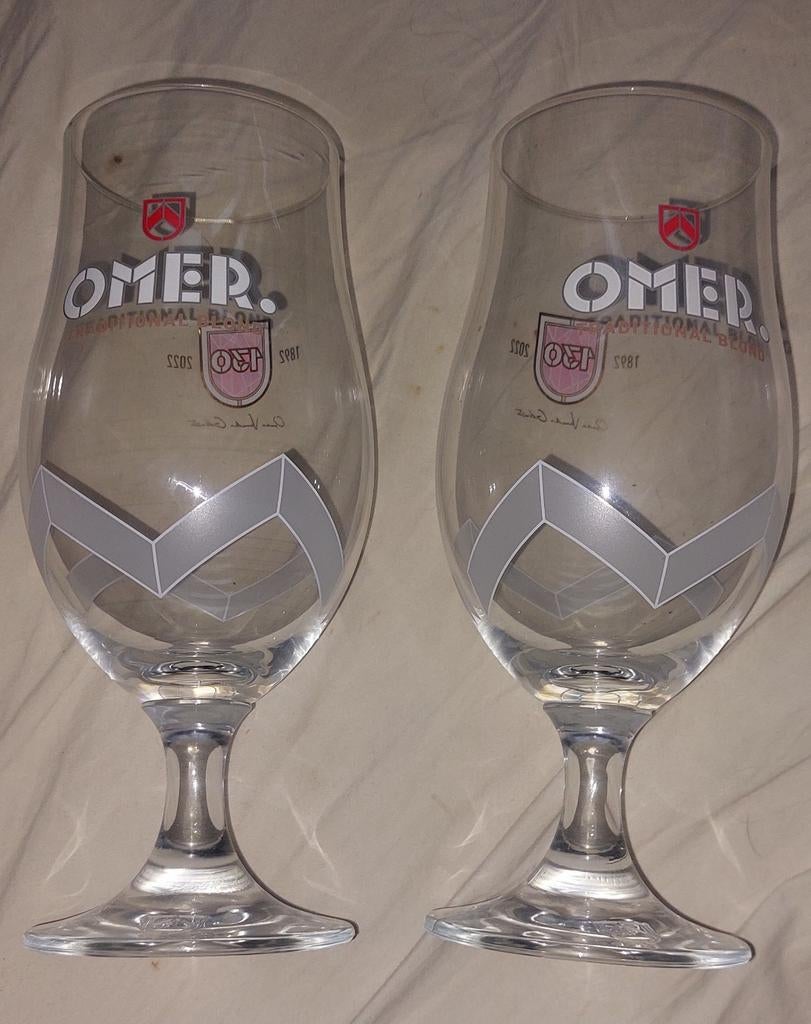 verre omer 130 ans, Collections, Enlèvement ou Envoi, Comme neuf