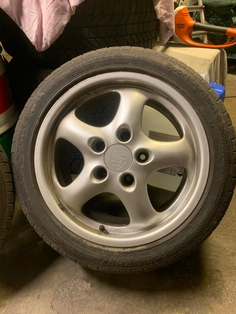 17 duims Porsche 964 velgen, Ophalen, Velg(en)