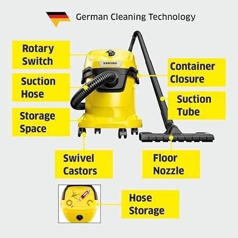 Kärcher | WD 3 | nat en droogzuiger | GRATIS LEVERING, -, Verzenden, -, Overige typen
