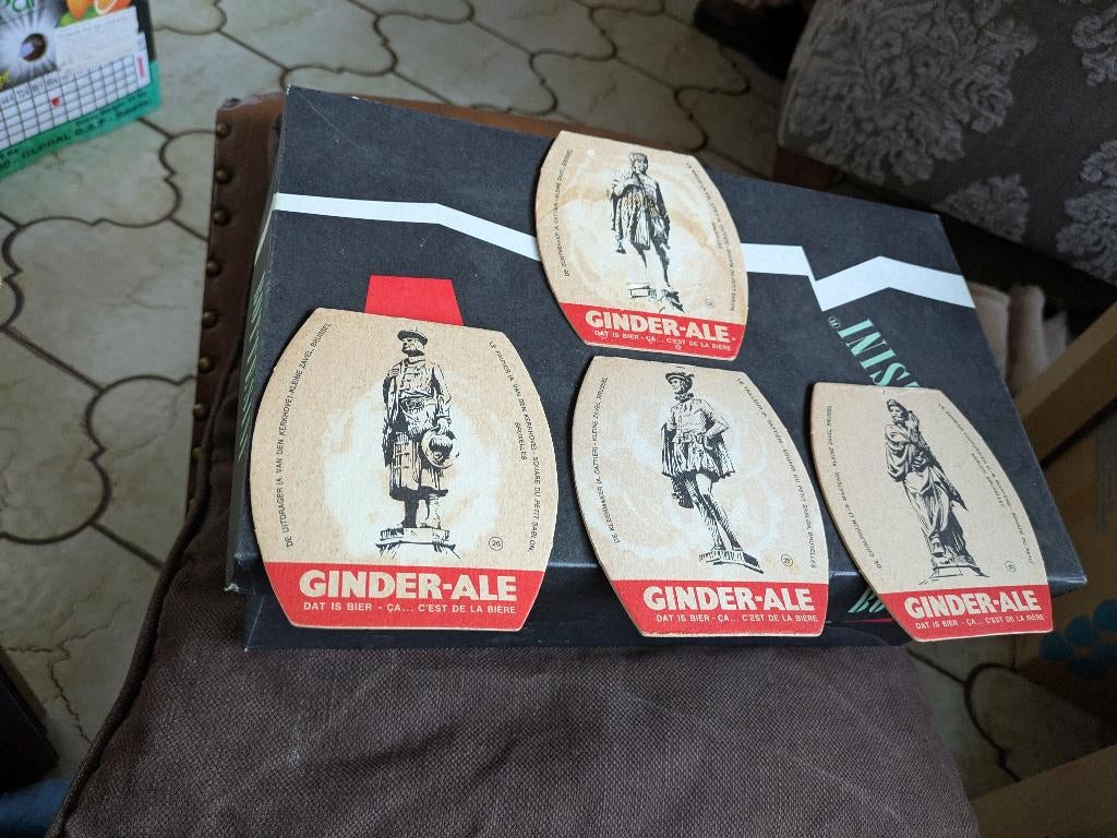 Ginder ale, Ophalen of Verzenden, Gebruikt, Viltje(s)