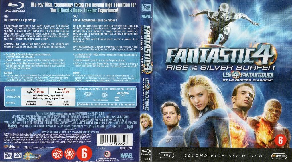 les 4 fantastiques et le surfer d’argent (blu-ray) neuf, Enlèvement ou Envoi, Comme neuf, Action