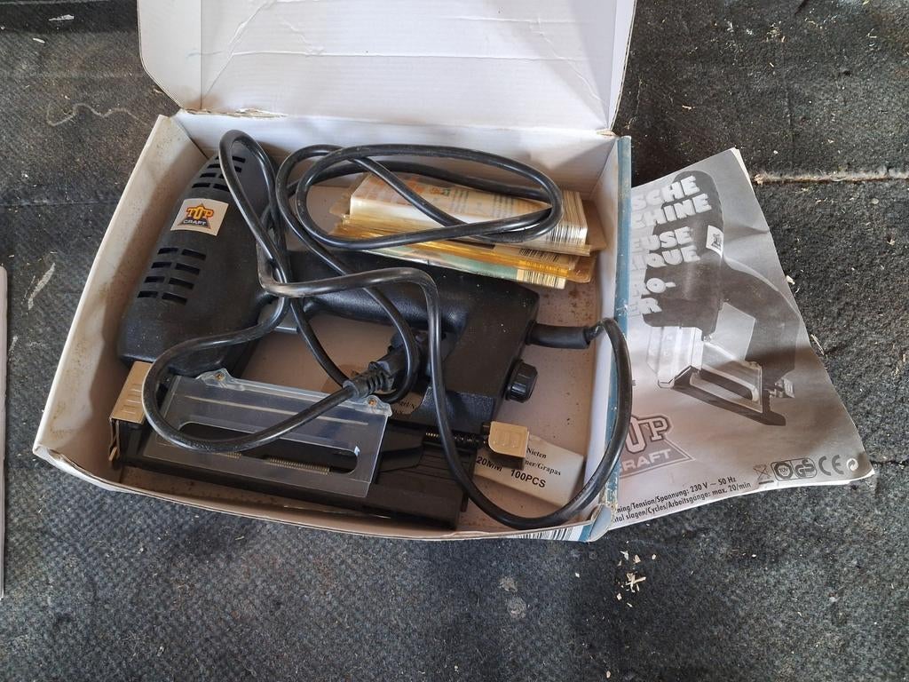 Niet nagel pistool topcraft  15 tot 30mm, Bricolage & Construction, Enlèvement, Comme neuf