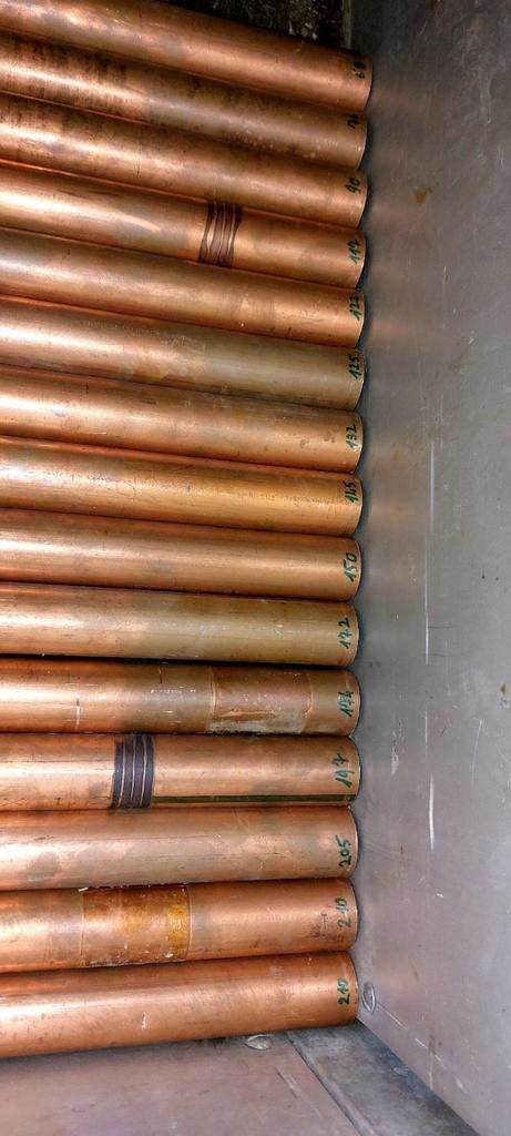 koperen buis 35x1,20, Ophalen, Gebruikt