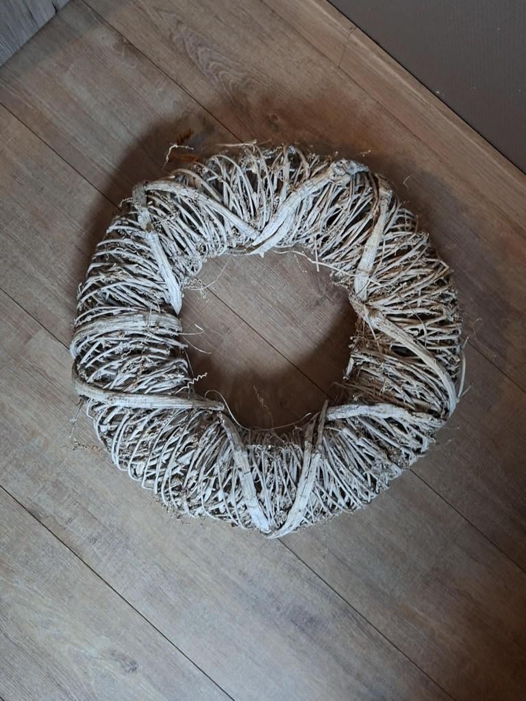 Decoratieve natuurlijke sier krans, Huis en Inrichting, Woonaccessoires | Kransen, Ophalen, Zo goed als nieuw