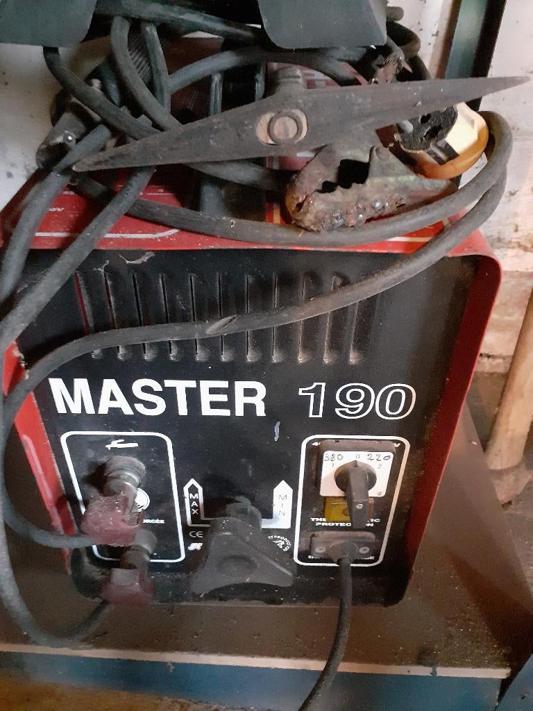 Laspost met bagetten, Ophalen, Gebruikt, 250 ampère, Elektroden