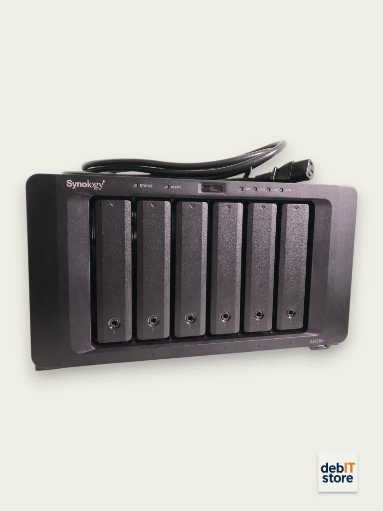 Synology DS1618+ NAS *8gb ram upgrade* + evt. hdd, Computers en Software, Server, Ophalen of Verzenden, Zo goed als nieuw, Synology
