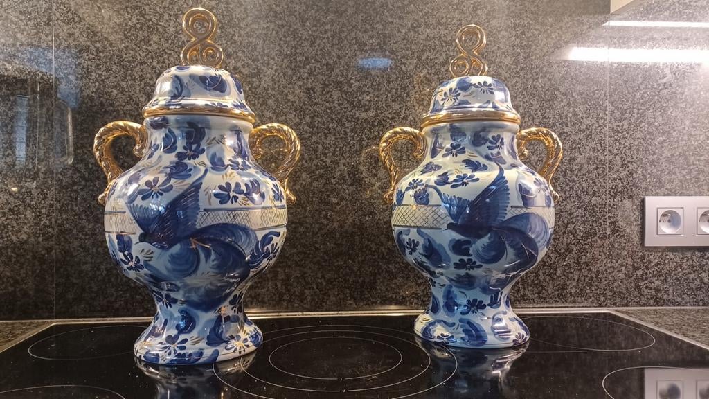 Vases bleus H.BEQUET 201, Enlèvement