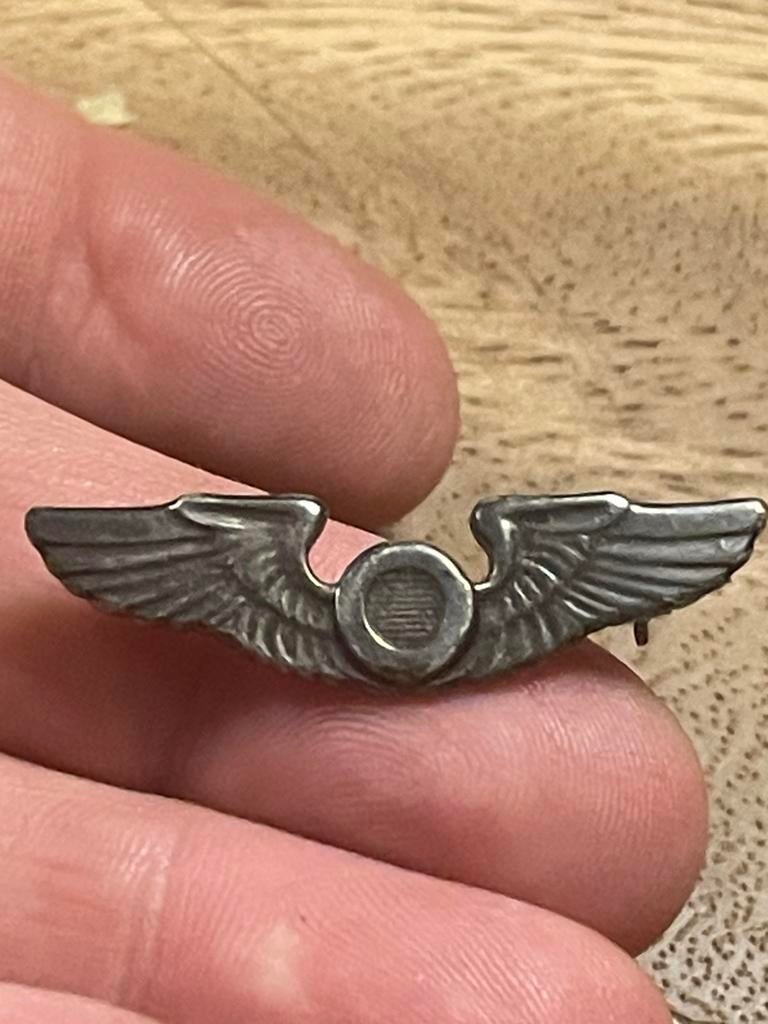 WW2 USAF Sterling Observer-octrooi, Ophalen of Verzenden, Luchtmacht, Embleem of Badge