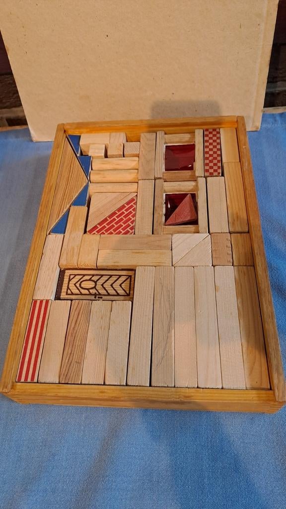 Jeu de construction en bois, Enlèvement ou Envoi, Comme neuf