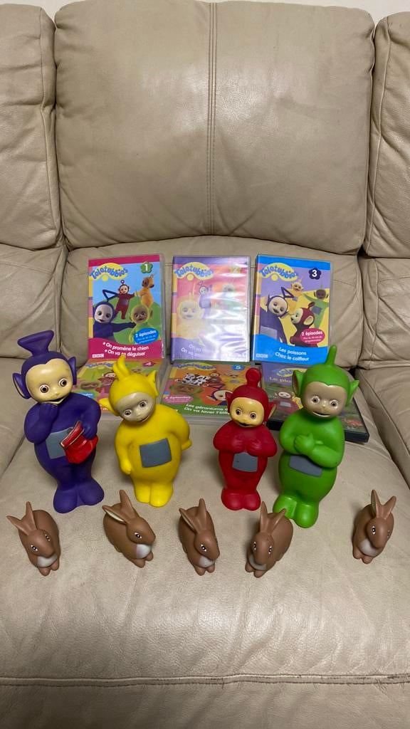 Collection teletubis et ses figurines excellent état, Collections
