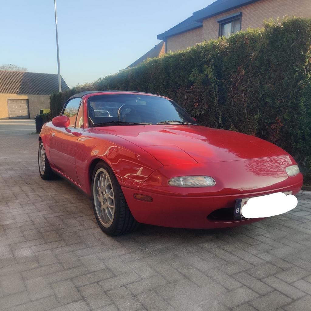 Mazda mx5 na 1990, Auto's, Mazda, Achterwielaandrijving, Zwart, 4 cilinders, Cabriolet