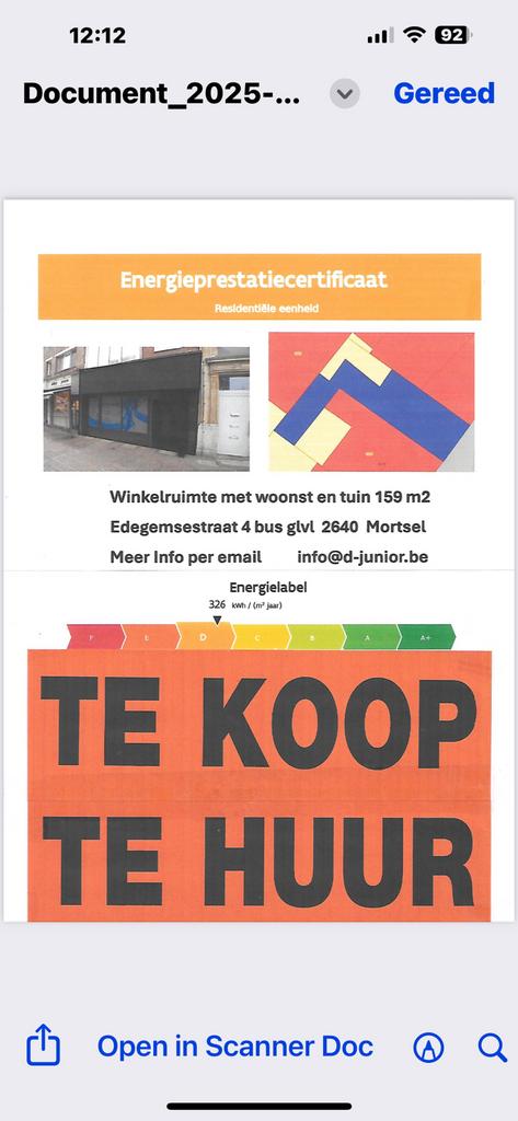 Winkelruimte/Handelzaak  met woonst en tuin 159 m2, Immo, Huizen en Appartementen te koop, Antwerpen (stad), Woning met bedrijfsruimte