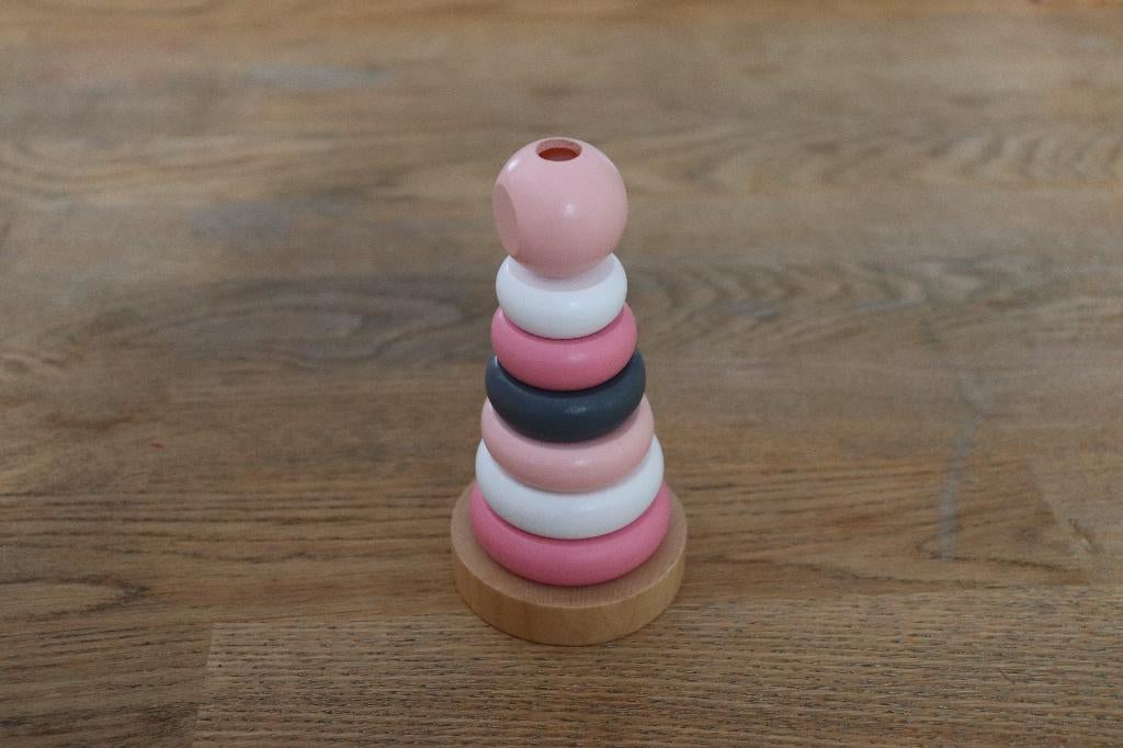 Tour empilable en bois, Enfants & Bébés, Jouets | Jouets en bois, Utilisé, Autres types, Enlèvement