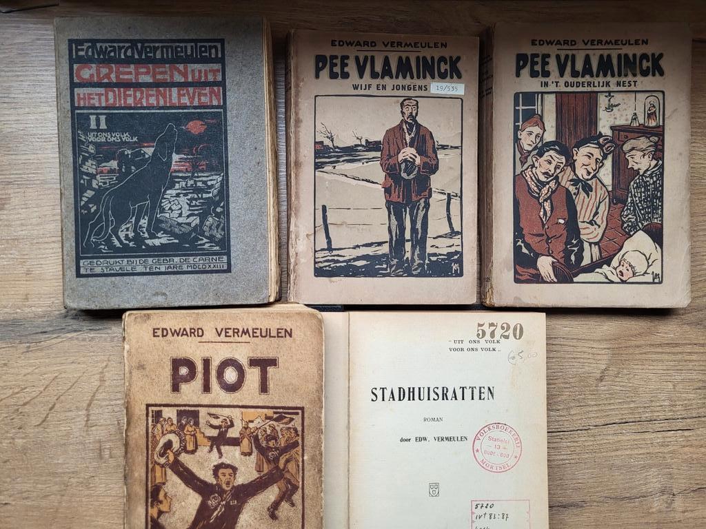5x 1ste druk van Edward Vermeulen ( Warden Oom), Boeken, Ophalen of Verzenden, Gelezen