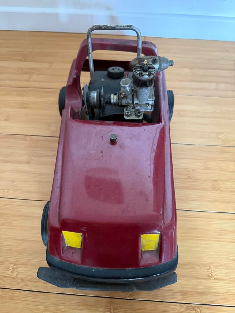 Vintage thermische RC-auto — nitro-motor — collectie, Ophalen of Verzenden