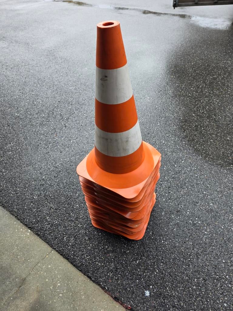 Verkeerskegels, Ophalen