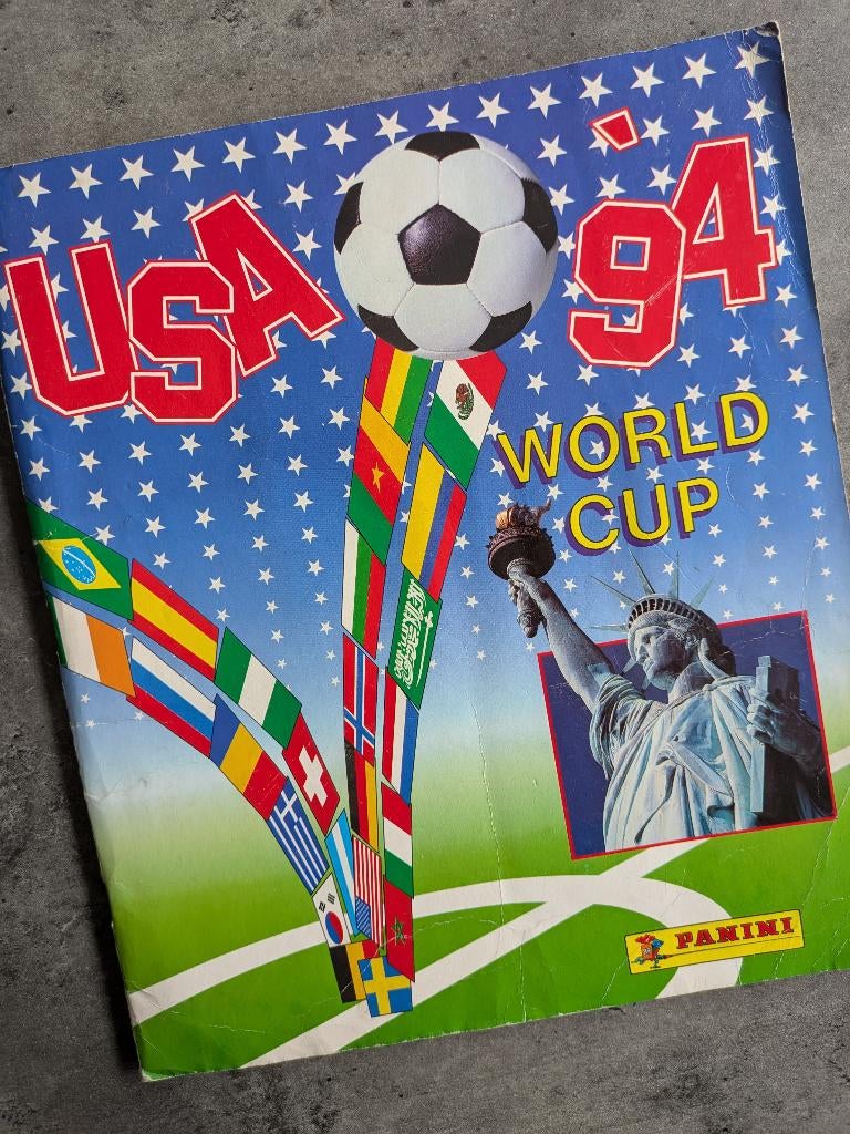 PANINI WORLD CUP USA 94 ANNO 1994 VOLLEDIG VOETBAL, Verzenden, Sticker