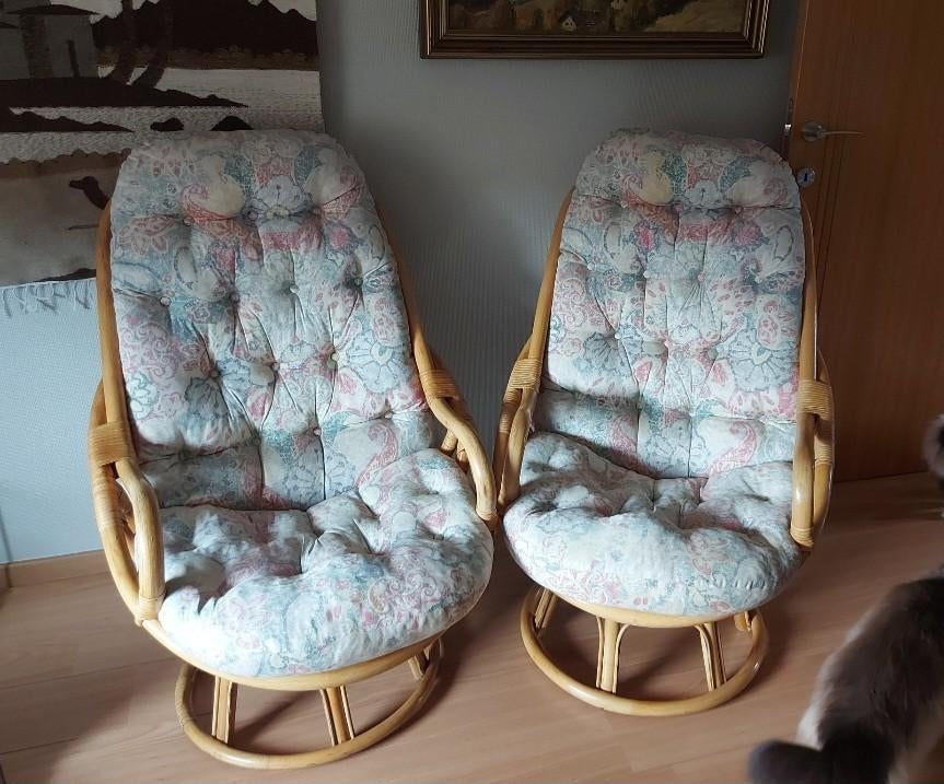 Rotan zetels, Ophalen, Zo goed als nieuw, Eenpersoons, Riet of Rotan