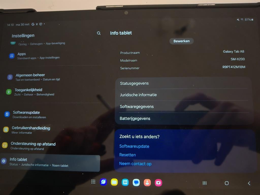 Tablet a8 Samsung, Computers en Software, Ophalen