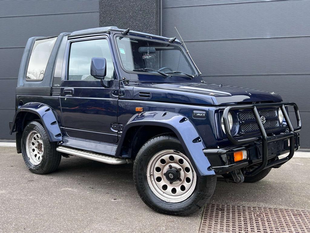Suzuki Samurai 1.3i benzine | 4X4 | Licht vracht, Auto's, Zwart, Blauw, Leder, Bedrijf
