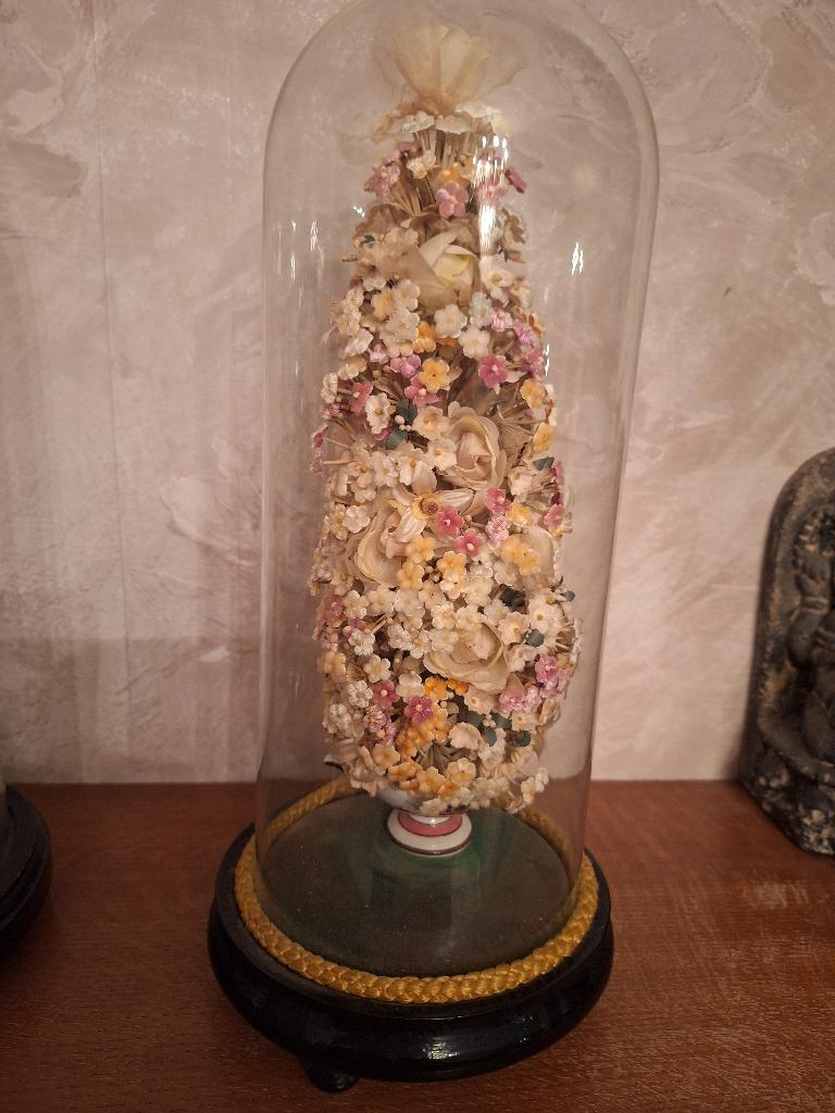 Bloemstuk onder bokaal, Antiquités & Art, Curiosités & Brocante, Enlèvement